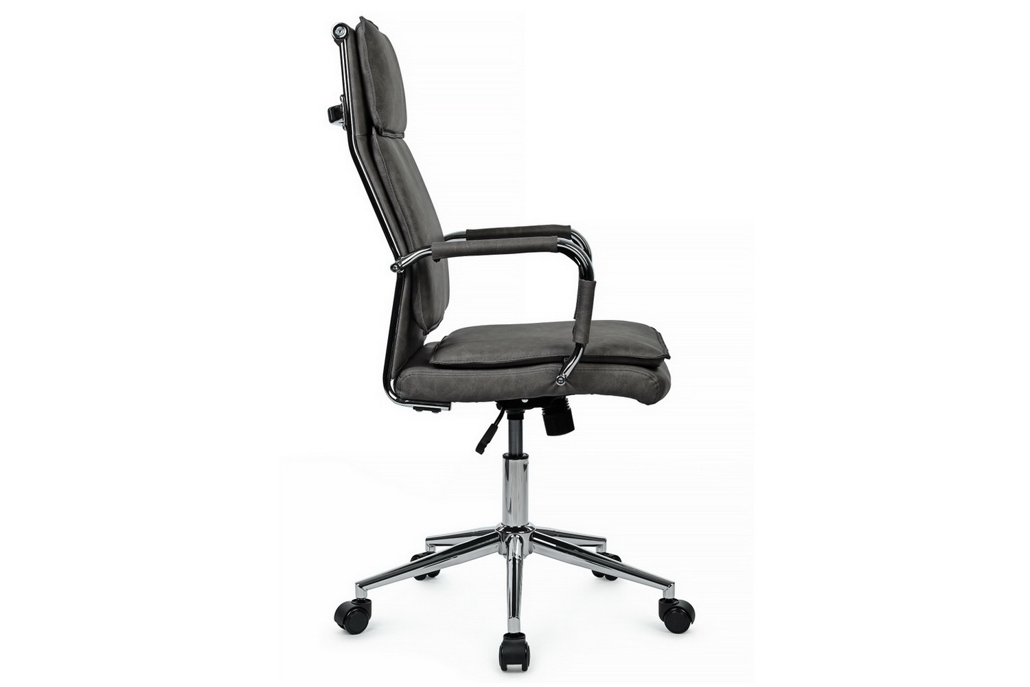 кресло руководителя rv chair dil 6018h серая экокожа фото